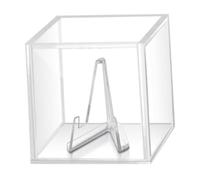 Yunhgft Scatola Espositiva per Plettri Da Chitarra, Scatola per Plettri Da Chitarra con Supporto, Decorazione Da Collezione, Custodia per Plettri Da Esposizio, Base Chiara