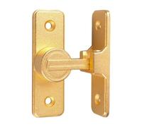 Yunhgft Serratura per Porte Scorrevoli, Facile Da Installare E di Grande Durata, Ideale per Finestre, Recinzioni, Bagni E Armadi, Oro a 90 gradi