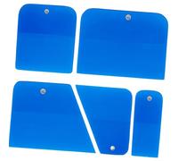 Yunhgft Set di 5 Spatole per Pellicola Protettiva per Vernice: Strumento Versatile per L'applicazione E La Colorazione Della Pellicola con Estrattore, Rea, Blu