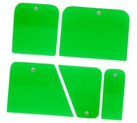 Yunhgft Set di 5 Spatole per Pellicola Protettiva per Vernice: Strumento Versatile per L'applicazione E La Colorazione Della Pellicola con Estrattore, Rea, Verde