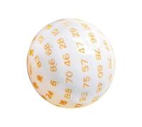 Yunhgft Set di Dadi Trasparenti per Avventure di Gioco di Ruolo, Giallo