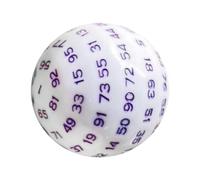 Yunhgft Set di Dadi Trasparenti per Avventure di Gioco di Ruolo, Viola