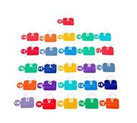 Yunhgft Set di Giocattoli Educativi con Lucchetto per Bambini - Gioco per Imparare L'alfabeto E La Matematica, alfabeto, Taglia unica bambino