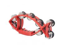 Yunhgft Sonaglio Musicale per Bambini Tamburello per Allenamento Strumento a Percussione Portatile Shaker Ergonomico Giocattolo Sonoro Educativo Corpo in, Rosso