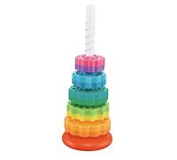 Yunhgft Torre Impilabile Arcobaleno - Giocattolo per La Coordinazione Occhio-Mano nella Prima Infanzia - Gioco di Costruzioni Impilabili