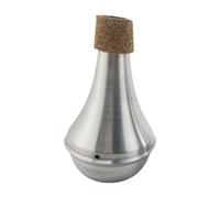 Yunhgft Tromba Accessorio Pratica Muta Dritta per Tromba in Lega di Alluminio Pad Composito Ideale per Pratica Musicale Uso in Casa, UN