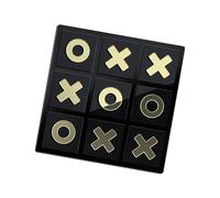 Yunhgft Un Classico Gioco del Tris per Tutte Le età, Nero