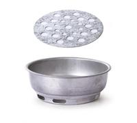 Yunhgft Vasca e Braciere per Barbecue, Cestino Ciotola per, Accessorio per Grie a Carbone, Medio (diametro 21cm)