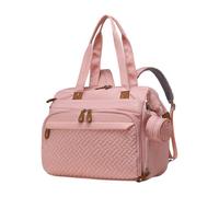 Yunhgft Zaino Donna con Portabottiglie Compartimento Asciutto-bagnato Organizer per Accessori Spallacci Regolabili Oxford Impermeabile Adatto per Genitori in, Rosa, Taglia unica bambino