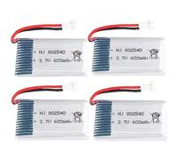 YUNIQUE GREEN-CLEAN-POWER - 4 Pezzi Batteria Lipo Ricaricabile 3.7v, 600 Mah Per Rc Droni Quadricotteri Syma X5 X5c X5sc X5sw, Cheerson Cx-30w, Skytec