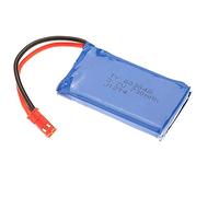 YUNIQUE GREEN-CLEAN-POWER - Batteria Lipo Ricaricabile 730mAh 3.7V per Drone | Compatibile con Wltoys V636 V686 V686G V686K JJRC V686 | Leggera e Durevole | 53x27x8 mm - 22 gr, Blu