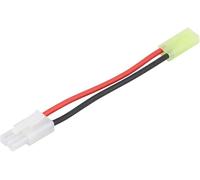 YUNIQUE GREEN-CLEAN-POWER - Cavo Adattatore Convertitore Tamiya 16AWG | 13 cm, Leggero e Maneggevole | Compatibile con Batterie RC e Caricabatterie, Rosso, PVC
