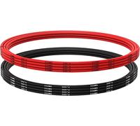 YUNIQUE GREEN-CLEAN-POWER - Cavo Silicone 22 AWG 5 Metri | Flessibile, Resistente alle Alte Temperature | Ideale per Progetti Elettronici, Connettore per Ankeway, Cavi Autoradio, Rosso, Silicone