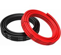 YUNIQUE GREEN-CLEAN-POWER - Cavo Silicone 8 AWG, 5m Flessibile | Alta Resistenza Temp -60°C +200°C | Tensione 600V, Rosso, Rame, per Progetti Elettronici, RC, Collegamenti Alimentazione
