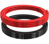 YUNIQUE GREEN-CLEAN-POWER - Cavo Siliconico 14 AWG | 2.5 Metri Rosso e 2.5 Metri Nero Flessibile, Alta Resistenza alle Temperature | Ideale per Cablaggio Elettrico, Silicone