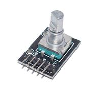 YUNIQUE GREEN-CLEAN-POWER - Modulo Rotary Encoder KY-040 | Per Raspberry Pi e Arduino | Girevole e Premibile | Uso Infinito | Regolatore per Sensore di Luminosità, Metallo