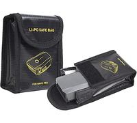 YUNIQUE GREEN-CLEAN-POWER - Sacca Borsa Ignifuga per DJI Mavic PRO | Protezione Carica Lipo | Alta Sicurezza Blast-Proof | 115x95x64mm, Nera, Plastica