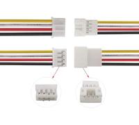 YUNIQUE GREEN-CLEAN-POWER - Set 5 Paia Connettori Micro JST PH 2.0 a 4 Pin con Cavo 10 cm - Connettori Maschio/Femmina 2 mm passo - Ideali per Batterie Lipo, PC ed Elettronica Fai-da-Te