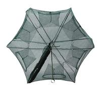 Yunir Rete da Pesca, 6/12 Fori Rete da Pesca Automatica Gabbia per gamberetti in Nylon Pieghevole, per estrarre Facilmente Pesci, granchi, aragoste e aragoste(6 Fori)