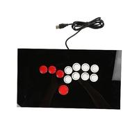 Yunir Street Fighter Machine, 6 Piccoli Cuscinetti Antiscivolo Sul Fondo, Codificatore USB a Latenza Zero, per Emulatori PC, per per STEAM Game Center, per