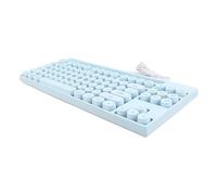 Yunir Tastiera Cablata, Tastiera USB da 87 Tasti, 19 Tasti Anti-ghosting, Plug and Play, Tasti Rotondi ABS Punk, Design Ergonomico per un Maggiore Comfort, Tastiere Compatibili con PC,