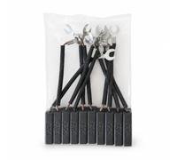 YunJove 10 Pezzi Spazzole di Carbone Generatore Kit Motore Ricambio Compatibili con Modelli Vari Rame Intrecciato Attacco a Forcella Adatte per Generatori, 10x10x32 10 Pezzi J204