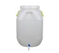 YunJove Barile per Fermentazione Resistente | Barile per, in HDPE, Bidone, conservazione Alimenti, Stile E