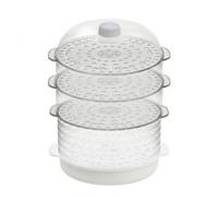 YunJove Campana Alimentare Modulare con Diametro 28 Cm Riutilizzabile Copripiatto Trasparente con Pomello Antipolvere per Famiglie, Tavola da Pranzo, 2 Basso 1
