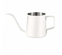 YunJove Kettle per Caffè a Versamento in Acciaio 304 con Indicatori di Interni E Apertura Ampia per Pulizia Facile Adatto per Metodi Manuali E Preparazioni Domestiche, Bianco, 350ML