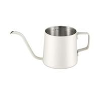 YunJove Kettle per Caffè a Versamento in Acciaio 304 con Indicatori di Interni E Apertura Ampia per Pulizia Facile Adatto per Metodi Manuali E Preparazioni Domestiche, Bianco, 250ML