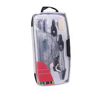 YunJove Kit di Geometria Matematica con Goniometro, Righello Triangolare a 90°, Righello Triangolare a 45°, Materiale Didattico per Studenti, Scuole