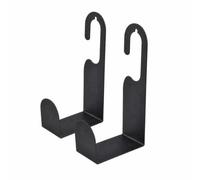 YunJove Supporto per Tubo da Giardino Durevole | In Acciaio, Metallico, Avvolgitubo, per Garage, 2 Pezzi