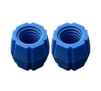 Yunmeryker 2 Pezzi Adattatore Ricarica Dentifricio Connettore Tubetto Riutilizzabile Convertitore Compatibile con La Maggior Parte Adatto per Viaggi Bagno Casa, Blu