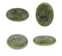 Yunmeryker 4x Scaldapietre per Massaggio Caldo in Giada per Viso E Corpo, Spa 6x8cm 6 X 8cm