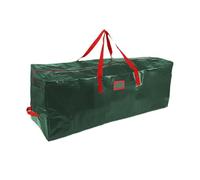 Yunmeryker Borsa Portaoggetti per Albero di Natale, Contenitore per Albero di Natale Artificiale con Manici per Il Trasporto, per Ghirlande, Costumi E Accessori, Verde Rosso 122x50cm