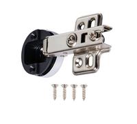 Yunmeryker Cerniera per Ante Cieche Cerniere a Scomparsa Sportello Armadio Vetro Chiusura Dolce Acciaio Inox Installazione Semplice Adatta per Cucina Bagno Studi, Dritto