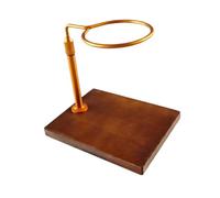 Yunmeryker Coffee Dripper Stand Supporto Filtro per Caffè Struttura Stabile Legno E Metallo Facile Assemblaggio Adatto Caff, Oro