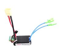 Yunmeryker Controller velocità Mini 640A Regolatore ESC per Motori Brushed Controller Elettrico 640A Accessorio Barca Radiocomandata Stabile nella Gestione, Spina XT60