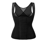 Yunmeryker Corsetto Modellante Sottoseno Da Donna in Poliestere con Cintura di Controllo Posteriore, Nero XXXL