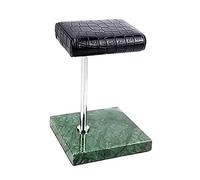 Yunmeryker Elegante Espositore per Orologi da Polso da Uomo E da Donna, Realizzato a Mano in Pelle E Marmo. Un Pratico Organizer di Orologi. Un'ide, Verde e Argento