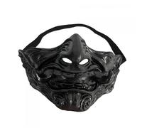 Yunmeryker Maschera da Samurai, Elegante Maschera di Halloween per Feste a Tema Carnevale E Mardi Gras