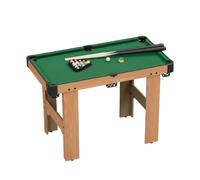 Yunmeryker Mini Biliardo da Tavolo in Legno, Set Completo con Accessori, Gambe Alte 90cm, per Amici
