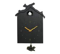 Yunmeryker Orologio in Legno a Forma di Uccello con Cuculo, Decorazione per Pareti della Camera da Letto per Bambini, Ragazzi E Ragazze, con Pendolo