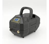 Yunmeryker Pompa e ossigenatore per ricaricabile, aeratore display e luce LED, pompa per