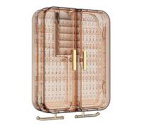 Yunmeryker Porta Gioielli Organizzatore per Gioielli Appendi Collane Porta Bracciali Porta Orecchini da Appendere Espositore Accessori per Riporre Oggetti con, Marrone