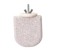 Yunmeryker Posatoio per Uccelli, Pietra Pomice, Piattaforma per Affilare, Accessori per La Cura degli Artigli, Multiuso per Pappagalli, Cincillà E, S