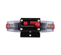 Yunmeryker Ripristino Interruttore Automatico Portafusibili Supporto per Amplificatore Auto Supporto per Autoradio Tester Interruttore Automatico Incorpora Un Es, 20a