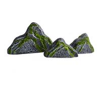 Yunmeryker Rocce Artificiali Montagna, Set 3 Pezzi Rocce Finte Schiuma Decorazione 3D, per Paesaggi da Tavolo Matrimonio e Fotografia, Moss Rockery Three-Piece Set (Foam) 25 New