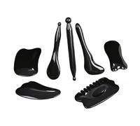 Yunmeryker Set di 3x7 Pezzi per Massaggio Gua Sha, in Resina, Manuale, per Lifting Del Viso, per Una Carnagione Bella E Liscia. Tavola per Massaggio Gua Sha, 4 pezzi