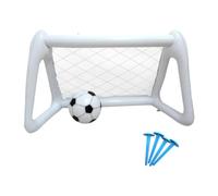 Yunmeryker Set di Gioco da Calcio per Bambini con Porta Gonfiabile Pieghevole, Mini Rete da Allenamento E